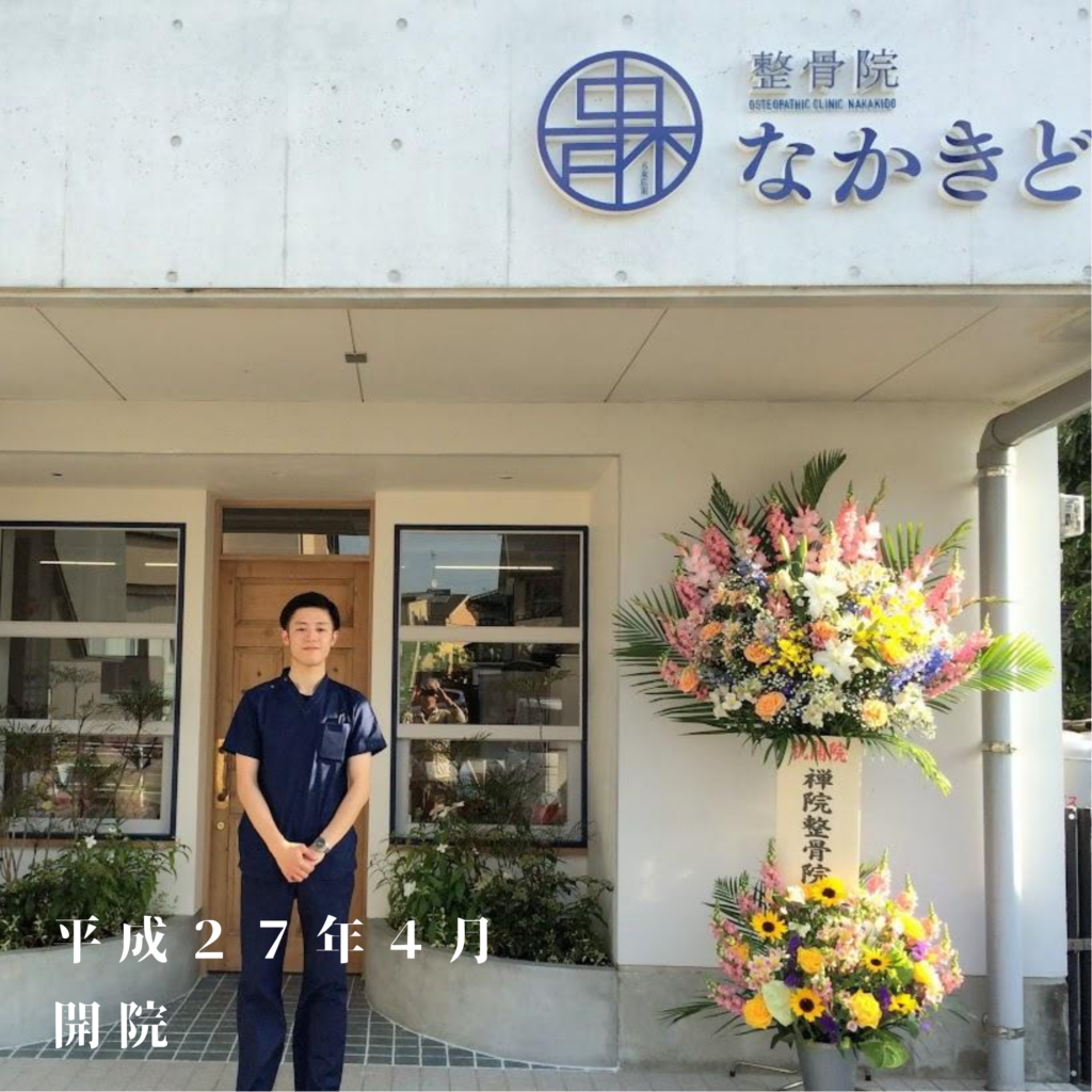 八女整骨院なかきどの院長ヒストリーです